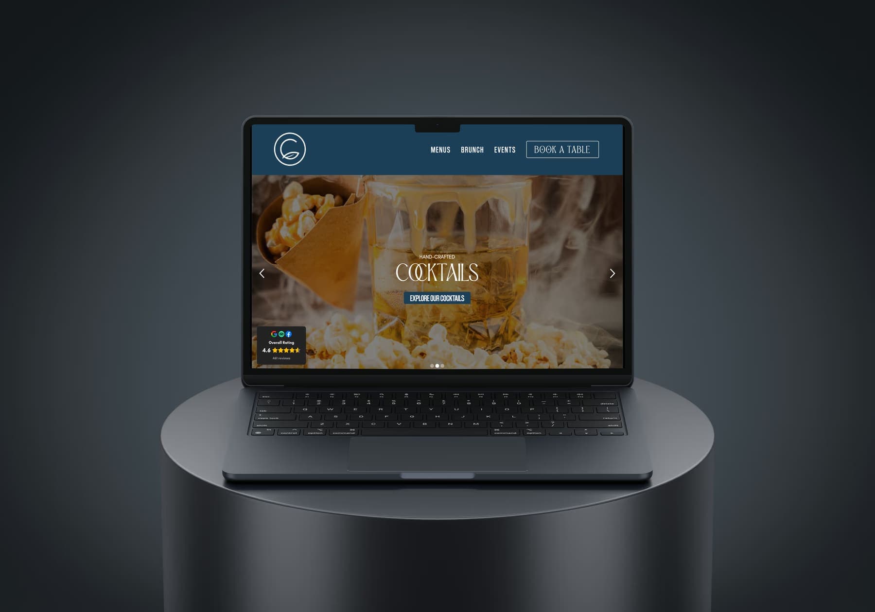 Cappuvino — Premium hospitality site blending dining, nightlife and events
