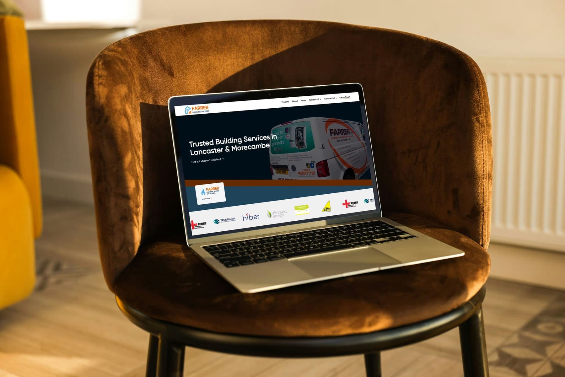 Farrer Building Services — A modern, CMS-driven site for a building services provider