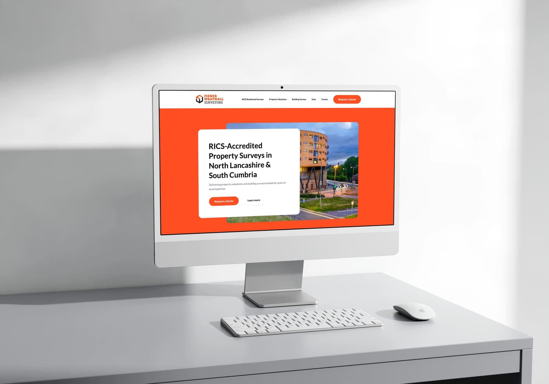 Fisher Wrathall Surveyors — Professional services site for a long-established chartered surveyor